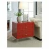 Aleman Contemporary Side Table Red - HOMES: Inside + Out