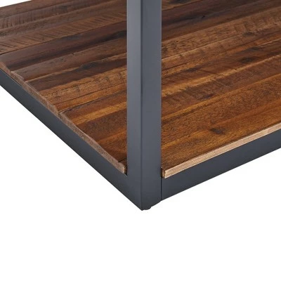 Claremont Rustic Wood Coffee Table and End Table Set with Drawer White - Alaterre Furniture 10 Claremont Rustic Wood Coffee Table and End Table Set with Drawer White - Alaterre Furniture - Image 8