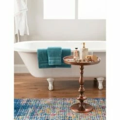 Zilma Pedestal Side Table - Powell Company Antiqued Copper -Side Tables Sales unnamed file 6911