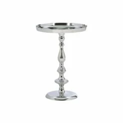 Zilma Pedestal Side Table - Powell Company Antiqued Copper -Side Tables Sales unnamed file 6915