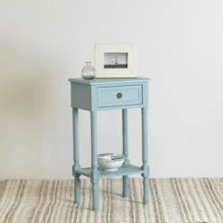 Lilith Side Table - East At Main Blue -Side Tables Sales unnamed file 6934