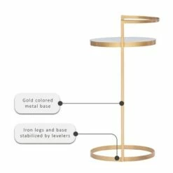 Kleier Side Table Gold - Powell Company 15 Kleier Side Table Gold - Powell Company -Side Tables Sales unnamed file 6957