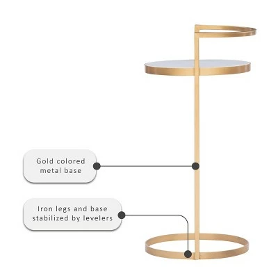 Kleier Side Table Gold - Powell Company 5 Kleier Side Table Gold - Powell Company - Image 3