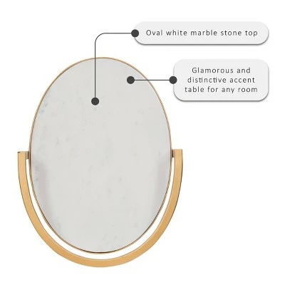 Kleier Side Table Gold - Powell Company 6 Kleier Side Table Gold - Powell Company - Image 4