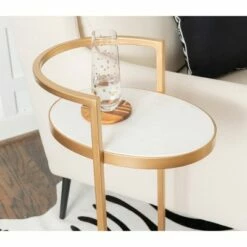 Kleier Side Table Gold - Powell Company 20 Kleier Side Table Gold - Powell Company -Side Tables Sales unnamed file 6962