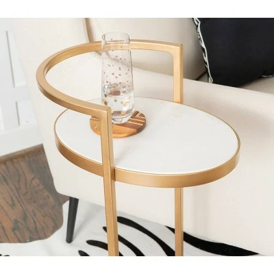 Kleier Side Table Gold - Powell Company 10 Kleier Side Table Gold - Powell Company - Image 8