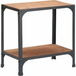 Overland Side Table Metal Brown/Black - Serta -Side Tables Sales unnamed file 6976