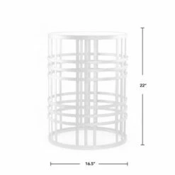 Woven Brass Side Table Brass - FirsTime -Side Tables Sales unnamed file 7001