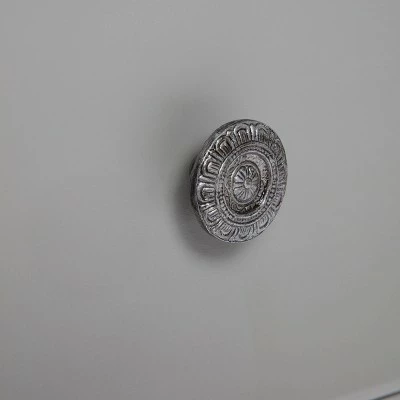 Arlan Side Table with 2 Drawers Gray - Adore Decor 4 Arlan Side Table with 2 Drawers Gray - Adore Decor - Image 2