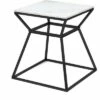 Adore Decor 22" Audrey Marble Side Table - Adore Décor Black -Side Tables Sales unnamed file 7014