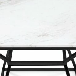 Adore Decor 22" Audrey Marble Side Table - Adore Décor Black -Side Tables Sales unnamed file 7017