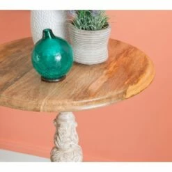 Sanita Side Table Antiqued White - Powell Company -Side Tables Sales unnamed file 7024