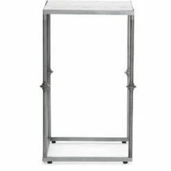 Berlin Solid Marble Side Table White - Finch -Side Tables Sales unnamed file 7034