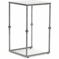 Berlin Solid Marble Side Table White - Finch -Side Tables Sales unnamed file 7035