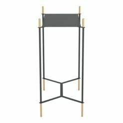 Aspen Side Table Gold/Black - ZM Home