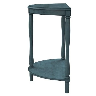 Ozelle Demi Round Side Table - HOMES: Inside + Out Antique Light Green 4 Ozelle Demi Round Side Table - HOMES: Inside + Out Antique Light Green - Image 2