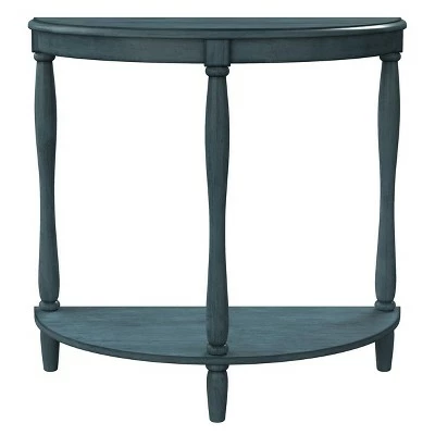 Ozelle Demi Round Side Table - HOMES: Inside + Out Antique Light Green 5 Ozelle Demi Round Side Table - HOMES: Inside + Out Antique Light Green - Image 3