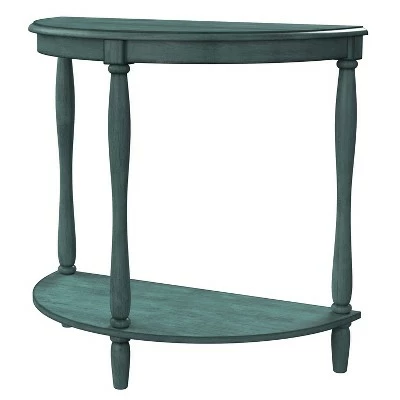 Ozelle Demi Round Side Table - HOMES: Inside + Out Antique Light Green 8 Ozelle Demi Round Side Table - HOMES: Inside + Out Antique Light Green - Image 6