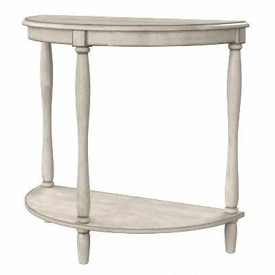 Ozelle Demi Round Side Table - HOMES: Inside + Out Antique Light Green 9 Ozelle Demi Round Side Table - HOMES: Inside + Out Antique Light Green - Image 7