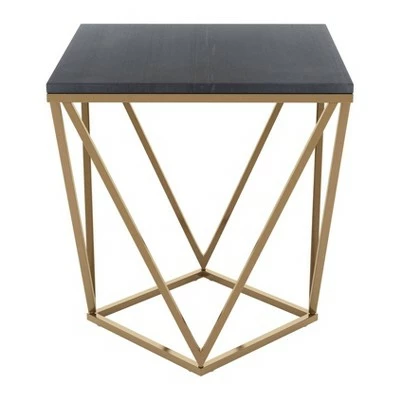 Vesta Side Table Black/Gold - ZM Home 3 Vesta Side Table Black/Gold - ZM Home
