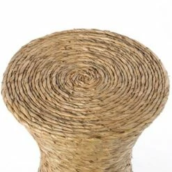Vintiquewise Decorative Round Wicker Side Table Hourglass Shape Accent Coffee Table -Side Tables Sales unnamed file 7082