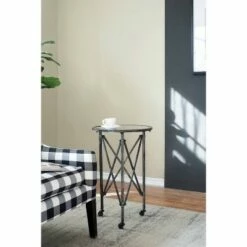 A&B Home Gilbert Side Table Antique Silver - A&B Home -Side Tables Sales unnamed file 7088