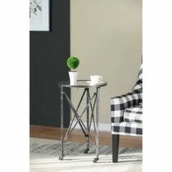 A&B Home Gilbert Side Table Antique Silver - A&B Home -Side Tables Sales unnamed file 7093