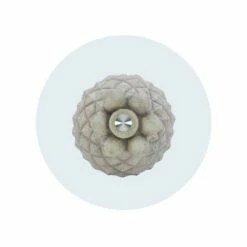 Pamella Pineapple Side Table Gray - Powell Company