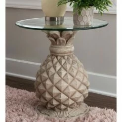 Pamella Pineapple Side Table Gray - Powell Company 15 Pamella Pineapple Side Table Gray - Powell Company -Side Tables Sales unnamed file 7131