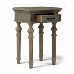 Cassatt 1 Drawer Side Table Gray - Finch -Side Tables Sales unnamed file 7149