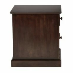 Colette Chair Side Table Walnut - OSP Home Furnishings