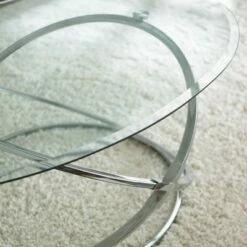 Steve Silver Co. Orion Occasional 3pk Chrome and Glass - Steve Silver