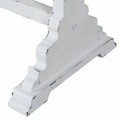 Distressed Metal and Wood Side Table Distressed White - Stylecraft -Side Tables Sales unnamed file 7165