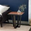 Contemporary Walnut Veneer Side Table Walnut Brown - Venus Williams Collection -Side Tables Sales unnamed file 7203