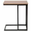 Flash Furniture Aurora Rustic Wood Grain Finish Side Table with Black Metal Cantilever Base -Side Tables Sales unnamed file 7210