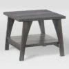 Hollywood Side Table with Lower Shelf Dark Gray - CorLiving 1 Hollywood Side Table with Lower Shelf Dark Gray - CorLiving -Side Tables Sales unnamed file 7211
