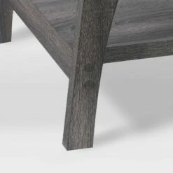 Hollywood Side Table with Lower Shelf Dark Gray - CorLiving -Side Tables Sales unnamed file 7214