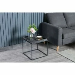 Burnham Home Highlands Side Table Dark Gray - Boraam -Side Tables Sales unnamed file 7228