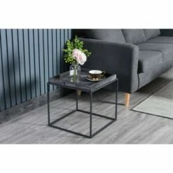 Burnham Home Highlands Side Table Dark Gray - Boraam -Side Tables Sales unnamed file 7229