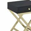 Side Table Black/Gold - Benzara -Side Tables Sales unnamed file 7250