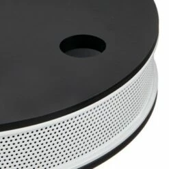 Sloane Retro Round Storage Top Side Table Black/White - Buylateral -Side Tables Sales unnamed file 7256