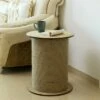 Vintiquewise Decorative Round Spool Shaped Wooden Accent Side Table with Rope -Side Tables Sales unnamed file 7264