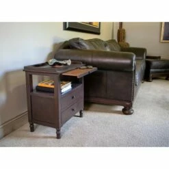 Decor Therapy Timothy Side Table with Pull Out Tray Brown - Décor Therapy -Side Tables Sales unnamed file 7276
