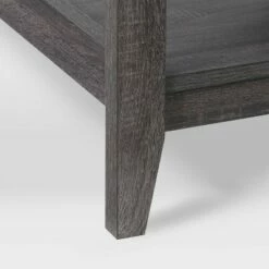 Hollywood Side Table with Shelf Dark Gray - CorLiving -Side Tables Sales unnamed file 7283
