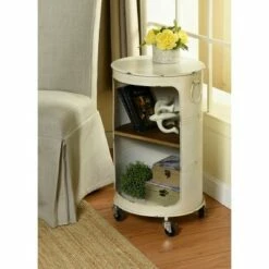 Church St Metal Side Table White - StyleCraft -Side Tables Sales unnamed file 7291
