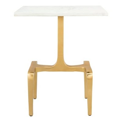 Carmel Side Table White/Gold - ZM Home 4 Carmel Side Table White/Gold - ZM Home - Image 2