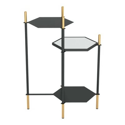 Whitfield Side Table Gold/Black - ZM Home 3 Whitfield Side Table Gold/Black - ZM Home