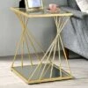 Rathlin Glass Top Side Table with Glass Top Gold - miBasics -Side Tables Sales unnamed file 7329
