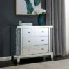 Carter 3 Drawer Side Table Silver - HOMES: Inside + Out -Side Tables Sales unnamed file 7357
