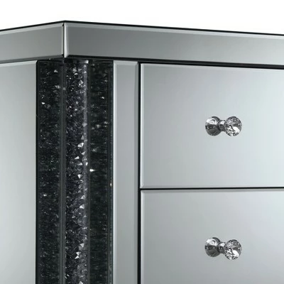 Carter 3 Drawer Side Table Silver - HOMES: Inside + Out 4 Carter 3 Drawer Side Table Silver - HOMES: Inside + Out - Image 2